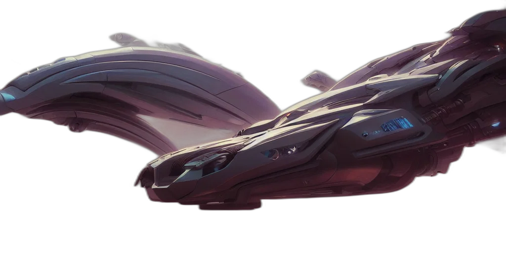 weapon, car, dragon, creature, concept art, 3d render, cyberpunk, photorealistic transparent PNG cut-out