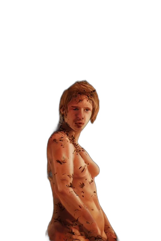 dress, face, creature, animal transparent PNG cut-out
