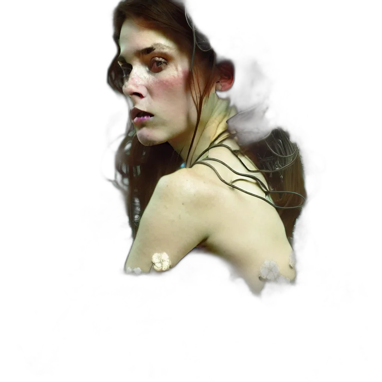 face, jewelry, dress, crown, photorealistic, watercolor, oil painting, concept art transparent PNG cut-out