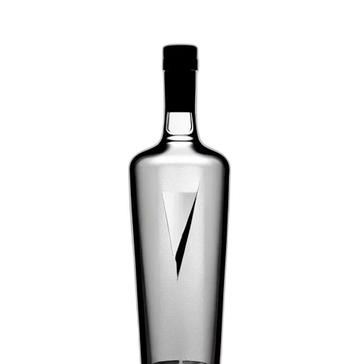 bottle, 3d render, photorealistic, vodka transparent PNG cut-out
