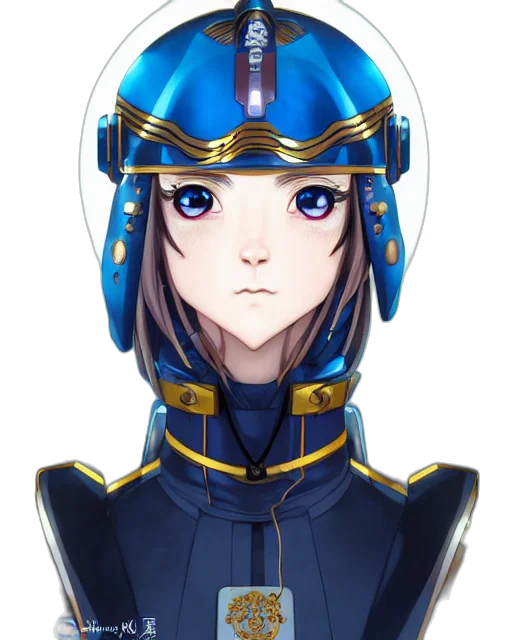 robot, face, staff, crown transparent PNG cut-out