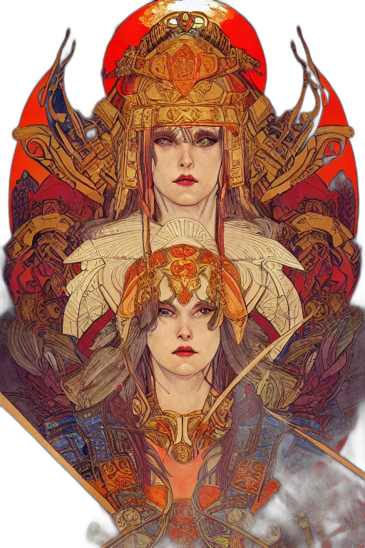 crown, jewelry, sword, face transparent PNG cut-out