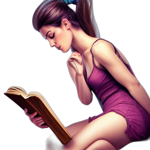 dress, fantasy art, photorealistic, comic book art transparent PNG cut-out