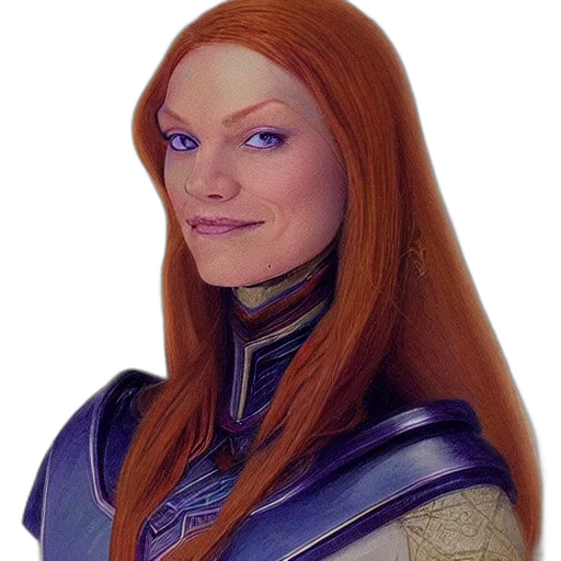 face, staff, hair, crown transparent PNG cut-out