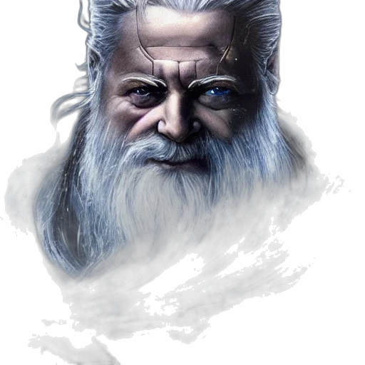face, creature, staff, dragon transparent PNG cut-out