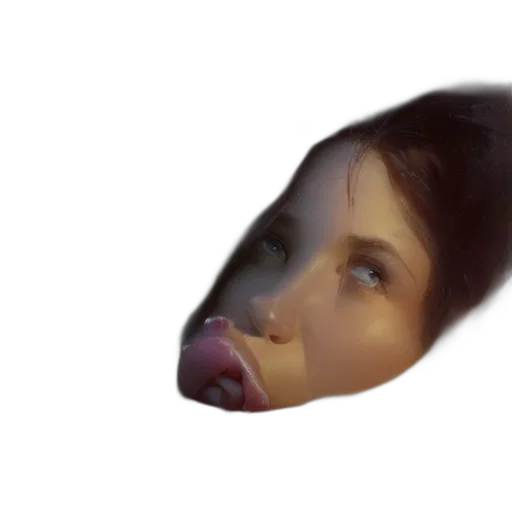 face, mask, creature, hair transparent PNG cut-out