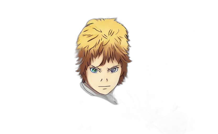 face, hair, anime, pixel art transparent PNG cut-out