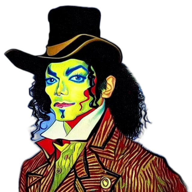 jacket, face, cartoon, comic book art, photorealistic, watercolor, beautiful, painting transparent PNG cut-out