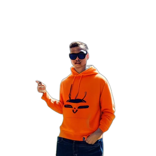 jacket, staff, animal, creature, 3d render, cartoon, concept art, photorealistic transparent PNG cut-out
