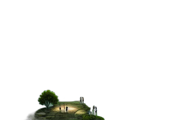 tree, staff, umbrella, furniture transparent PNG cut-out