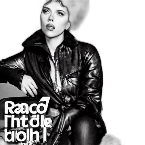 jacket, scarlett, johansson, afro, wearing, bellbottoms, clothing, black transparent PNG cut-out