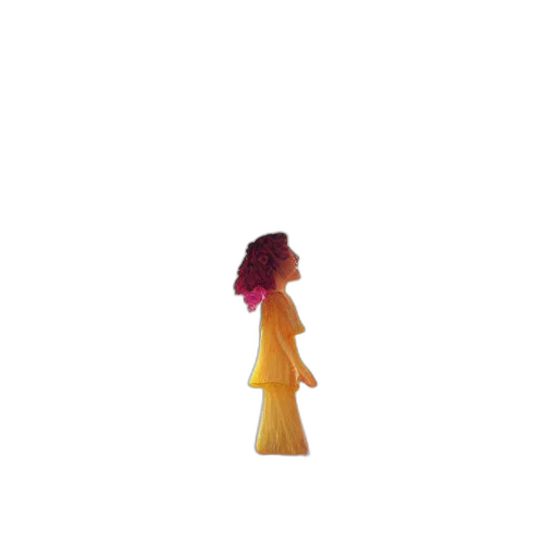 dress, hair, robot, crown transparent PNG cut-out