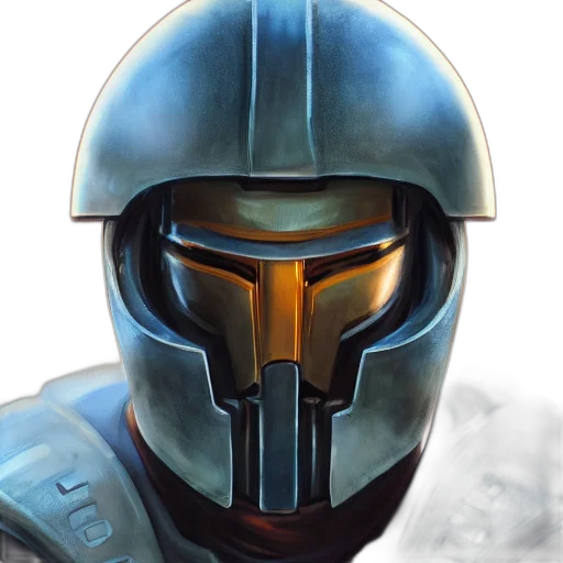 robot, mask, face, concept art transparent PNG cut-out