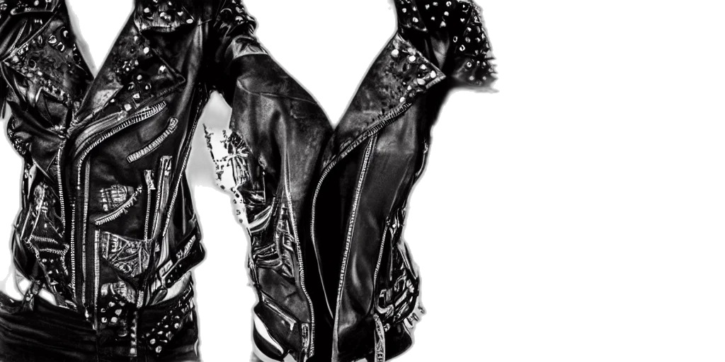 jacket, hair, crown, jewelry, photorealistic, fractal, apocalyptic, demonic transparent PNG cut-out