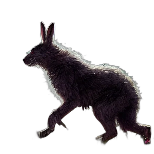 animal, creature, dragon, hair transparent PNG cut-out