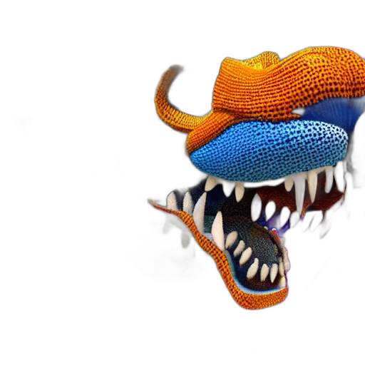dragon, mask, creature, hat transparent PNG cut-out