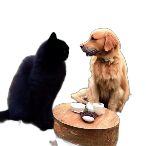 food, staff, animal, furniture, photorealistic, concept art, oil painting, 3d render transparent PNG cut-out