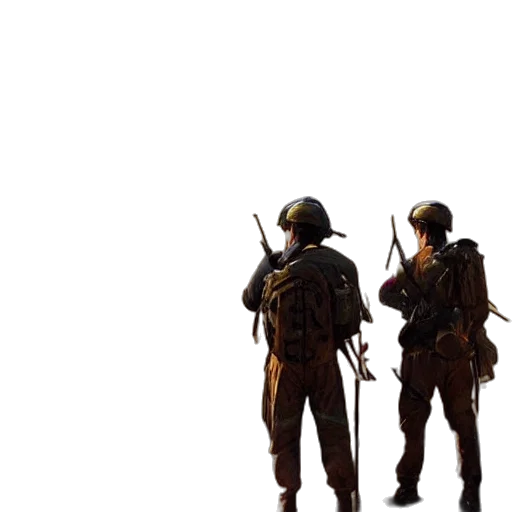 weapon, concept art, 3d render, pixel art transparent PNG cut-out