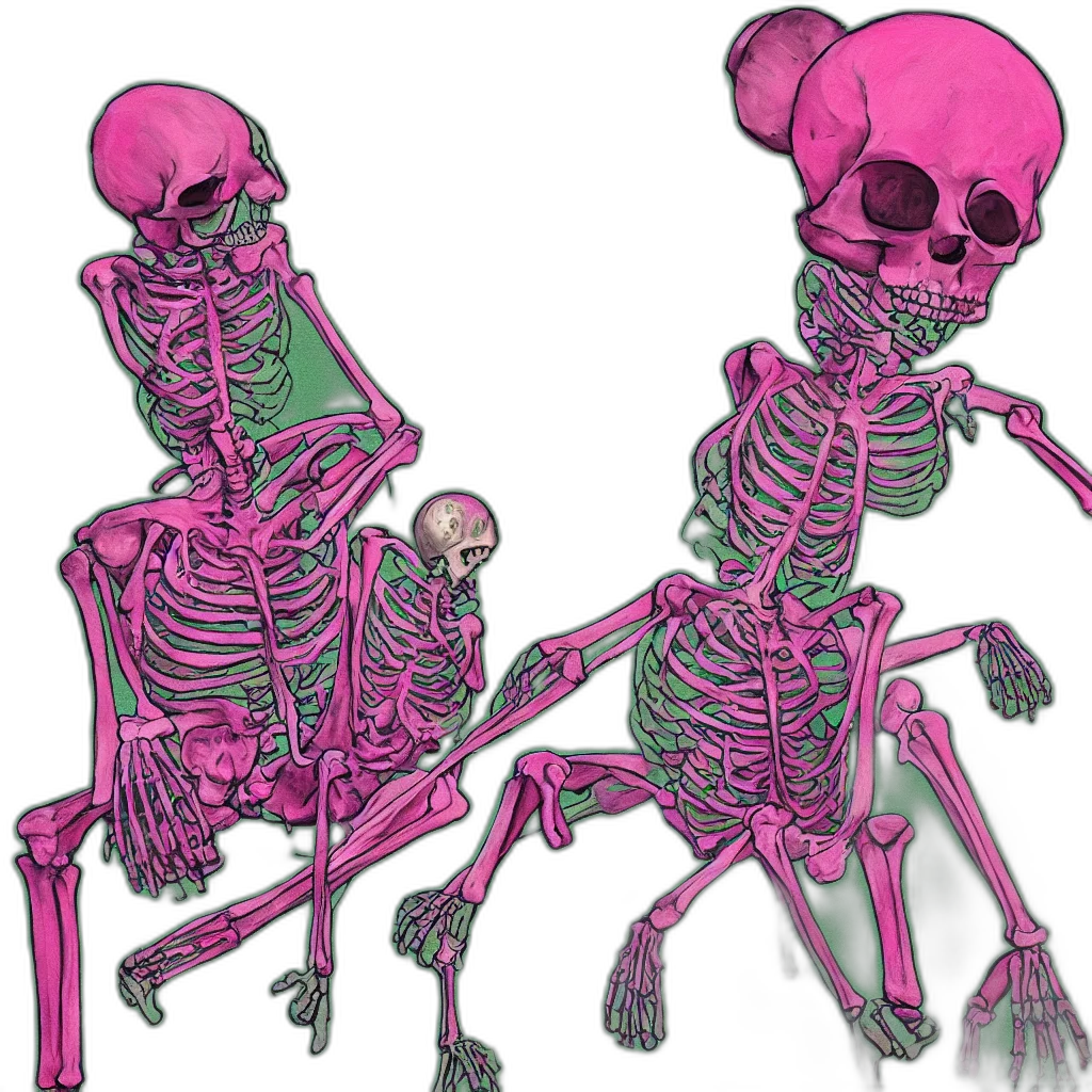 animal, concept art, vaporwave, 3d render transparent PNG cut-out