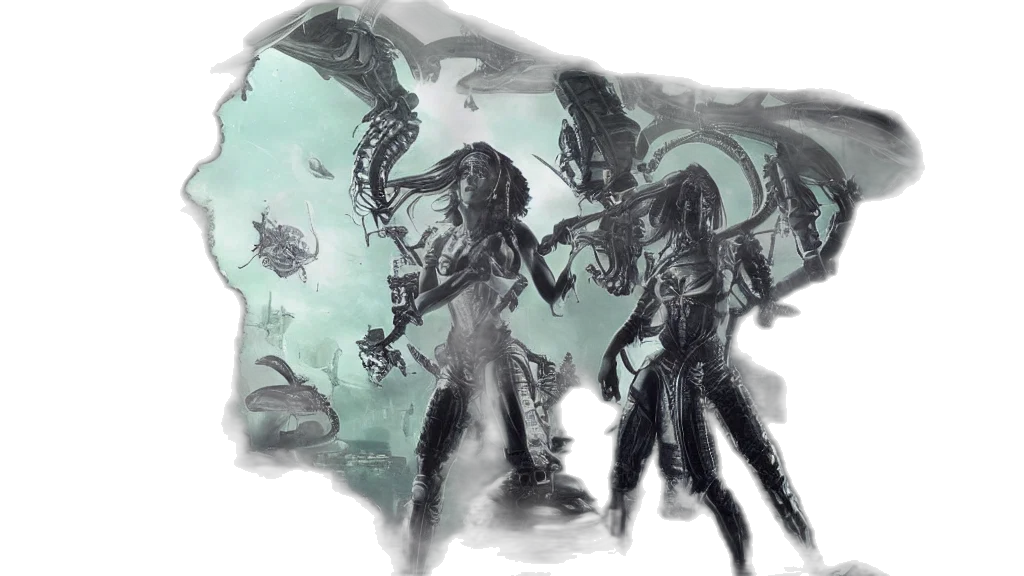 dragon, creature, concept art, fantasy art, watercolor, comic book art, underwater, fog transparent PNG cut-out