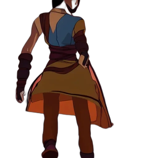 mask, dress, staff, concept art transparent PNG cut-out