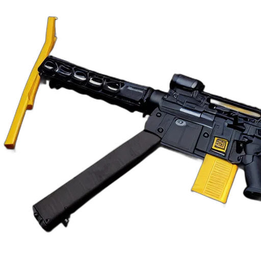 weapon, staff, 3d render, concept art, assault, rifle, made, dewalt transparent PNG cut-out