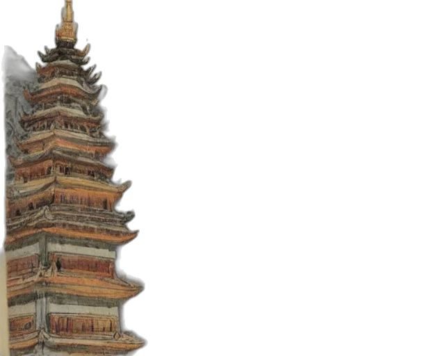 building, crown, 3d render, photorealistic transparent PNG cut-out