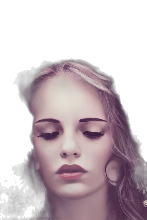 face, crown, hair, dress transparent PNG cut-out