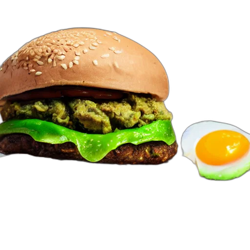 food, animal, weapon, 3d render transparent PNG cut-out
