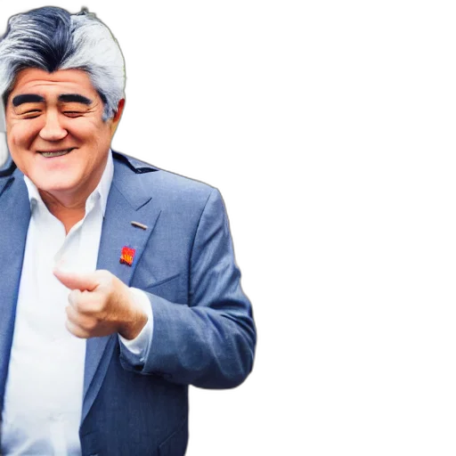 staff, jacket, face, umbrella, photoshoot, japanese, jay, leno transparent PNG cut-out