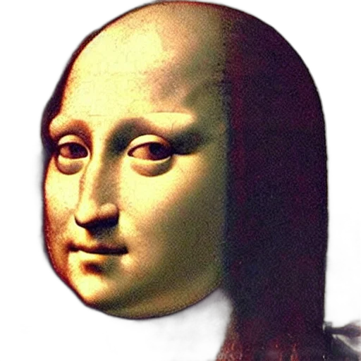 face, mask, hair, crown transparent PNG cut-out