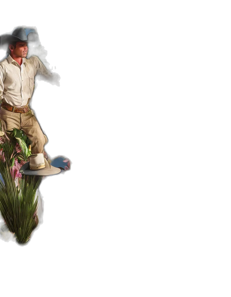 staff, flower, concept art, photorealistic transparent PNG cut-out