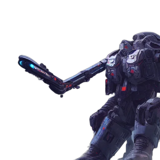 robot, weapon, creature, concept art transparent PNG cut-out