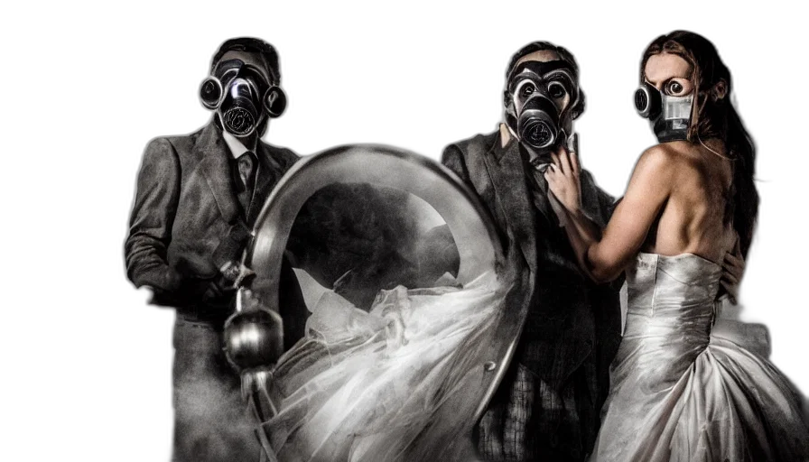 mask, concept art, comic book art, disturbing, big, budget, hollywood, movie transparent PNG cut-out