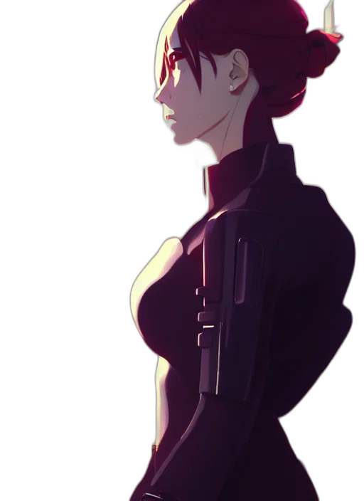 weapon, staff, dress, jacket, cyberpunk, concept art, anime, pixel art transparent PNG cut-out