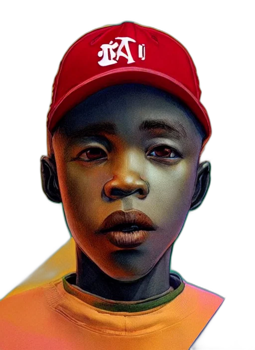face, hat, animal, creature, photorealistic, oil painting, concept art, watercolor transparent PNG cut-out