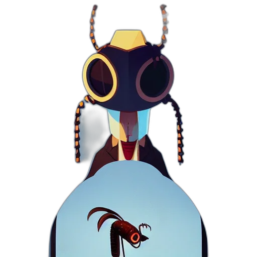 robot, creature, mask, animal transparent PNG cut-out