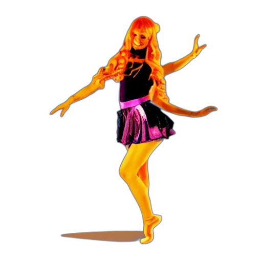 dress, 3d render, concept art, cartoon transparent PNG cut-out