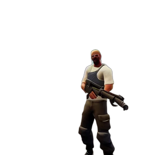 weapon, staff, mask, jacket, concept art, 3d render, pixel art, cyberpunk transparent PNG cut-out