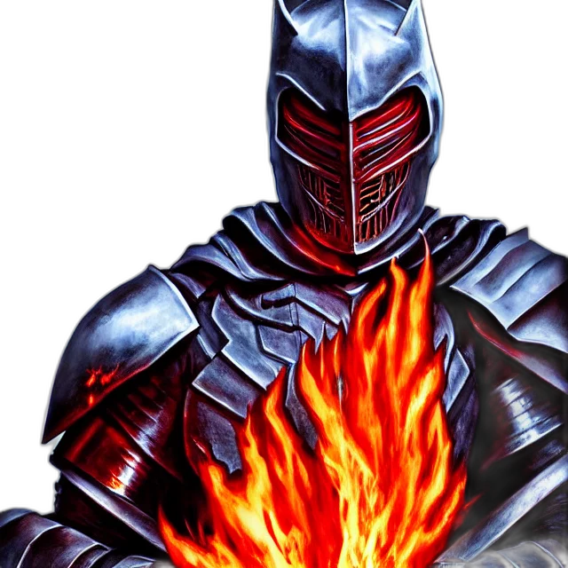 sword, mask, concept art, comic book art, fantasy art, pixel art, fire, hell transparent PNG cut-out