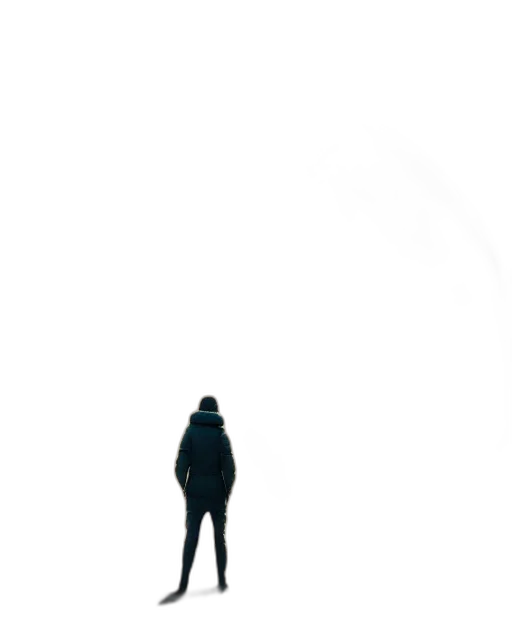 jacket, creature, robot, mask, concept art, 3d render, pixel art, comic book art transparent PNG cut-out