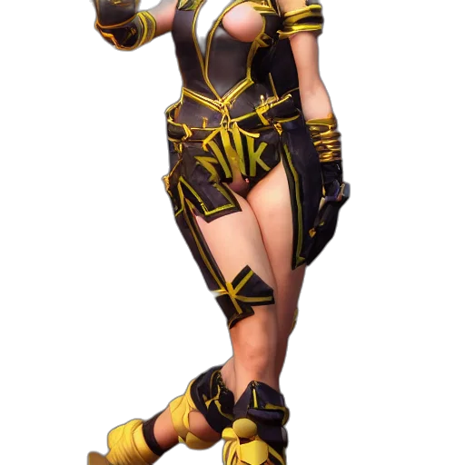 dress, weapon, staff, concept art transparent PNG cut-out