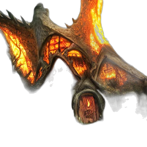 dragon, mask, staff, weapon, concept art, fantasy art, 3d render, photorealistic transparent PNG cut-out