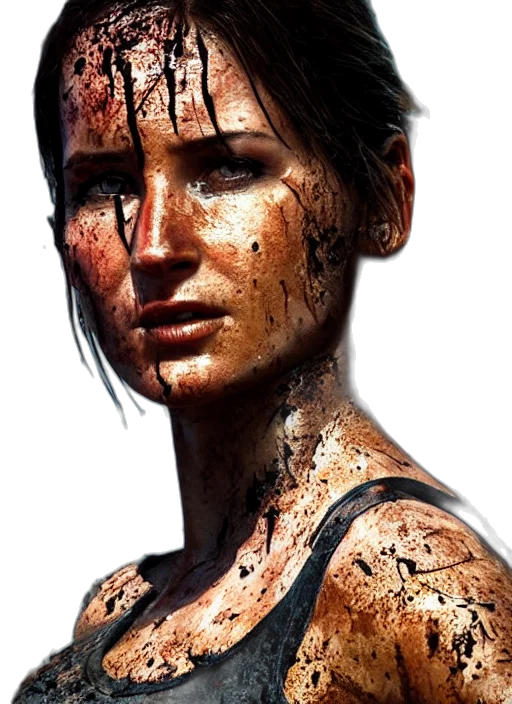 face, photorealistic, concept art, comic book art transparent PNG cut-out