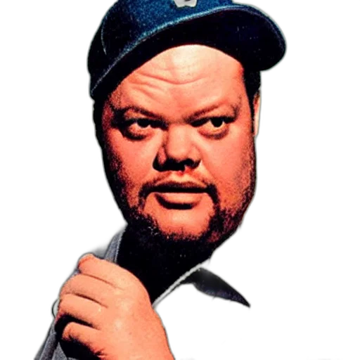 staff, hat, face, photorealistic, cartoon, baseball, card, orson transparent PNG cut-out