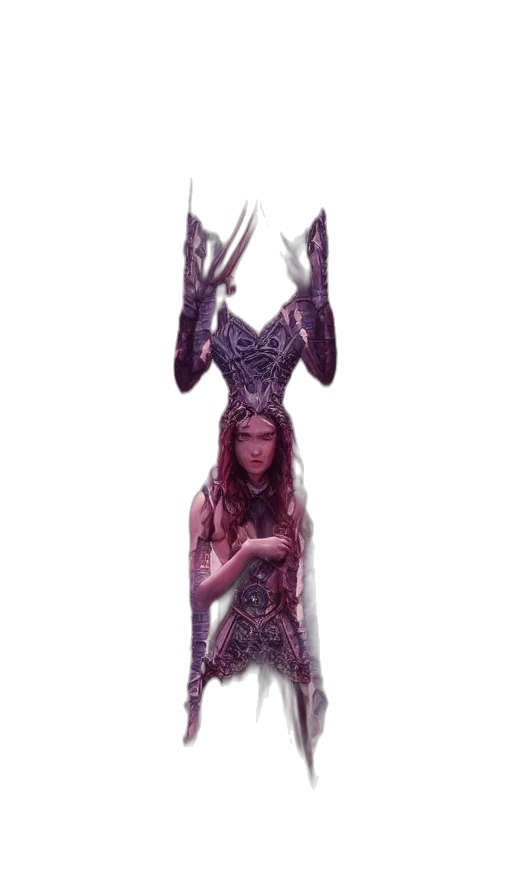 creature, dragon, dress, animal transparent PNG cut-out