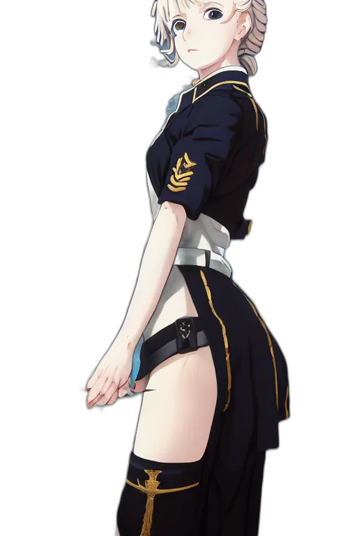 dress, staff, jacket, weapon transparent PNG cut-out