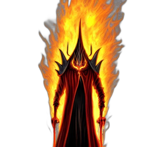 staff, dragon, mask, jacket transparent PNG cut-out