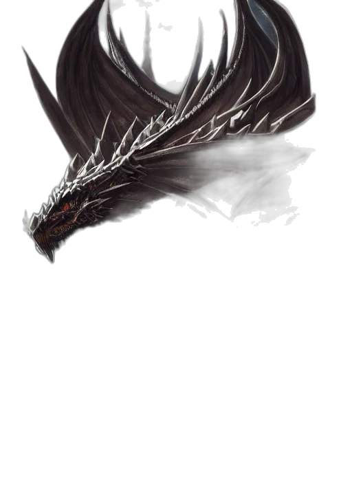 dragon, creature, mask, animal transparent PNG cut-out
