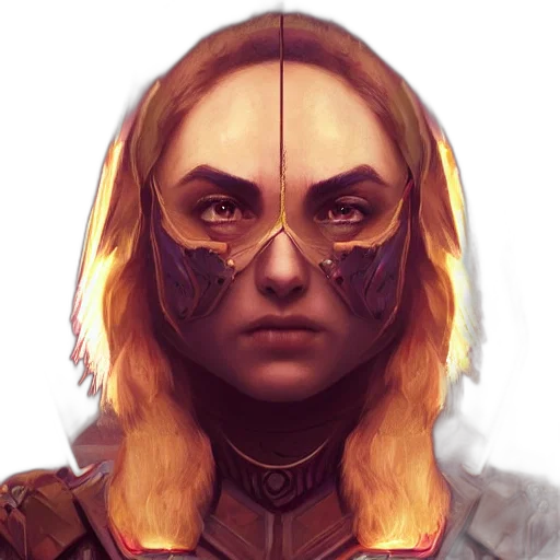 face, mask, staff, crown transparent PNG cut-out